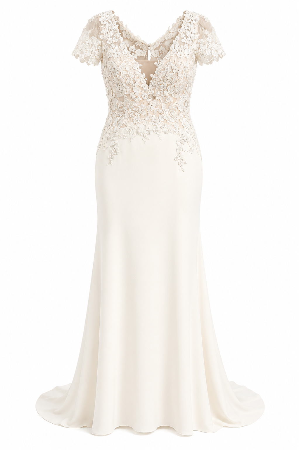 Vestido de Boda Civil Blanco Ivory