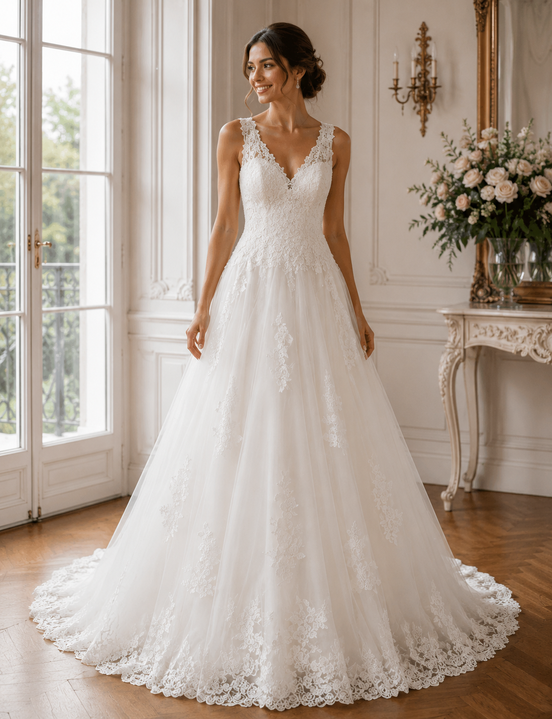 Vestido Ivory de Boda Espalda Abierta